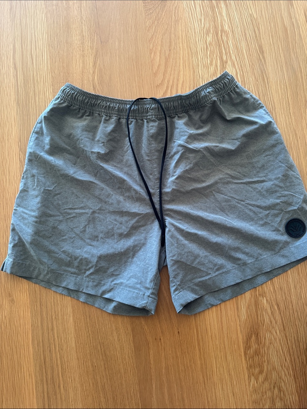 chubbies Men's Slate Gray Athletic Drawstring Shorts